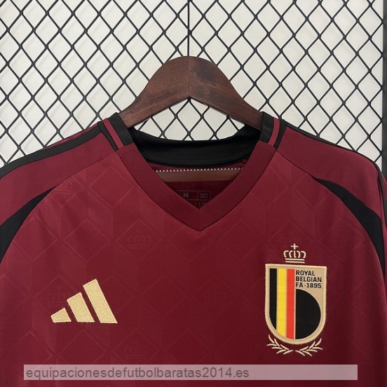 Nuevo Tailandia 1ª Camiseta Belgica 2024 Rojo Baratas